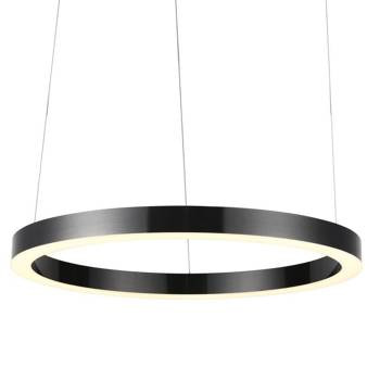 LAMPA WISZĄCA LED tytanowa 80cm CIRCLE nowoczesna 184703