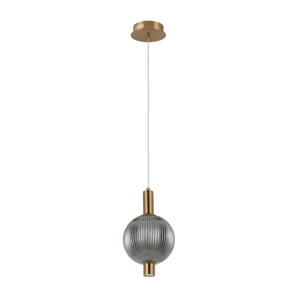 Lampa wisząca LENTI złota LED 1x7W Ciepła biel 310lm Italux 835767