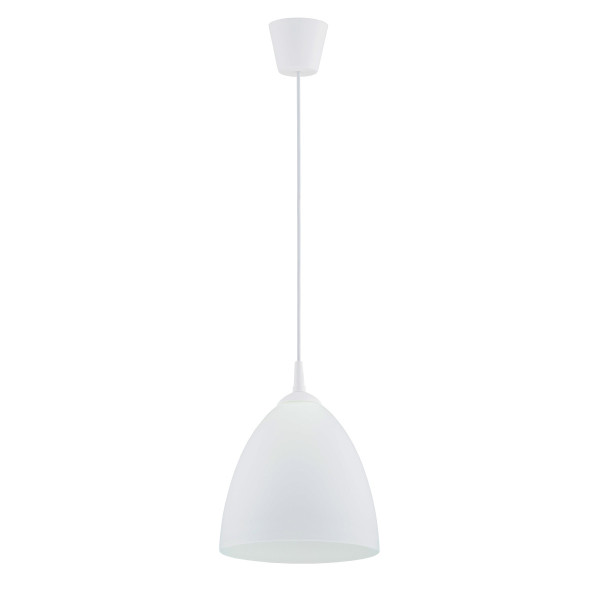 Lampa wisząca LERA biała 1xE27x15W wym:90x23x23cm IP20 Alfa 984878