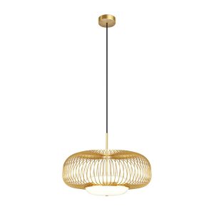 Lampa wisząca LEVITATION mosiężno-biała LED 20W 3000K 500lm Maytoni 1025647 Lampa wisząca LEVITATION mosiężno-biała LED 20W 3000K 500lm Maytoni 1025647