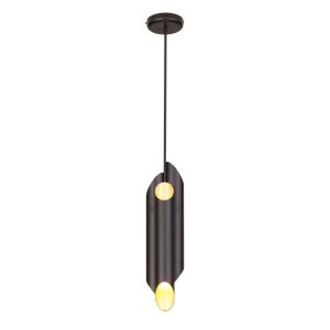Lampa wisząca LIBRA czarny-złoty metal E14 85,5 cm 1071994 Lampa wisząca LIBRA czarny-złoty metal E14 85,5 cm 1071994