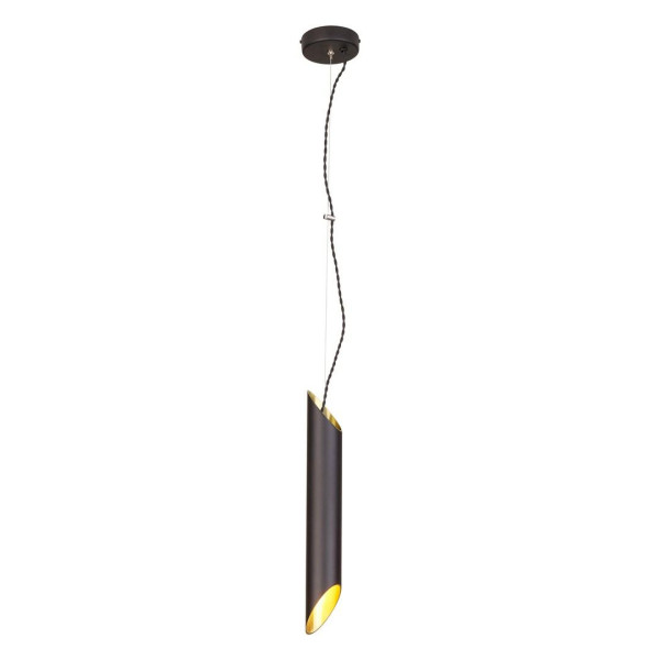 Lampa wisząca LIBRA czarny-złoty metal E14 85,5 cm 1071975