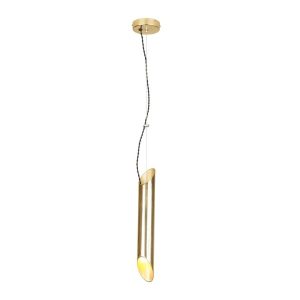 Lampa wisząca LIBRA złota metalowa E14 85,5 cm 1071971 Lampa wisząca LIBRA złota metalowa E14 85,5 cm 1071971