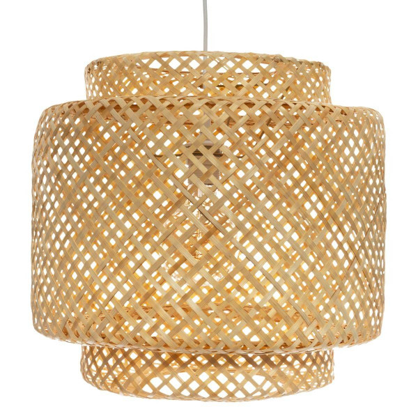 Lampa wisząca LIBY z ażurowym kloszem z bambusa, Ø 40 cm 94777