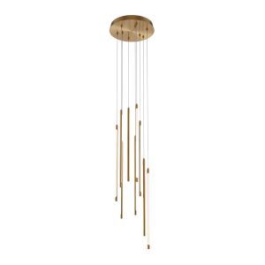 Lampa wisząca Light stick mosiężna LED 9x46W Ciepła biel 3350lm Maytoni 849537 Lampa wisząca Light stick mosiężna LED 9x46W Ciepła biel 3350lm Maytoni 849537
