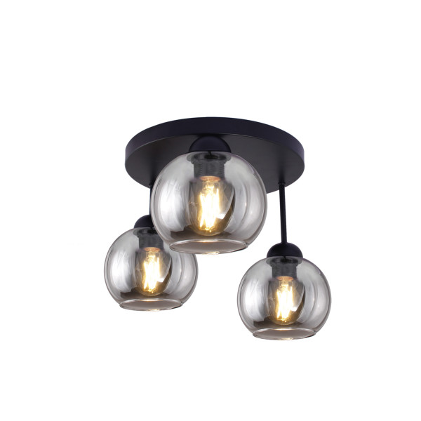 Lampa wisząca LightLogic LL AUNTIL 3xE27 PL 66505 do LED szkło dymione 962971