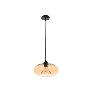Lampa wisząca LIGHTLOGIC LL TRELON AM E27 czarna złota szklany klosz 1 szt. 962995 Lampa wisząca LIGHTLOGIC LL TRELON AM E27 czarna złota szklany klosz 1 szt. 962995