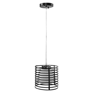 Lampa wisząca Lilu metalowa czarna 8988 Lampa wisząca Lilu metalowa czarna 8988