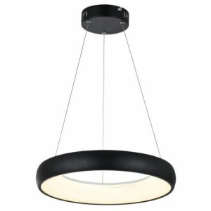 Lampa wisząca Lima czarna LED 1x24W Neutralna biel 1920lm Reality 845658 Lampa wisząca Lima czarna LED 1x24W Neutralna biel 1920lm Reality 845658