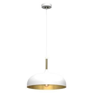 Lampa wisząca Lincoln 35 cm metalowa złota 45109 Lampa wisząca Lincoln 35 cm metalowa złota 45109