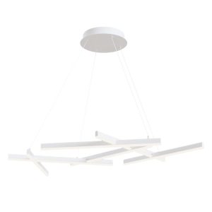 Lampa wisząca LINE biała LED 6x79W Ciepła biel 3100lm Maytoni 852181 Lampa wisząca LINE biała LED 6x79W Ciepła biel 3100lm Maytoni 852181