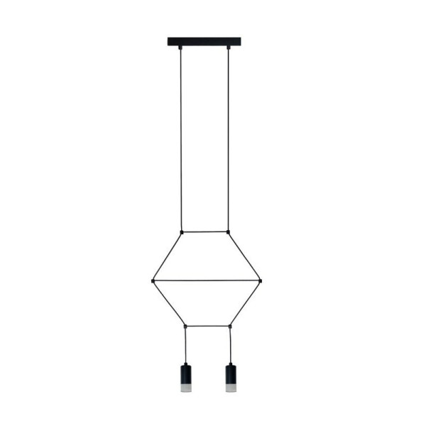 Lampa wisząca LINEA-2 czarna 35 cm 749433
