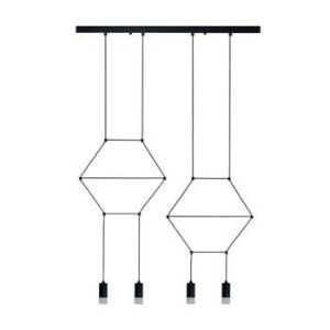 Lampa wisząca LINEA-4 LONG czarna 70 cm 217526 Lampa wisząca LINEA-4 LONG czarna 70 cm 217526