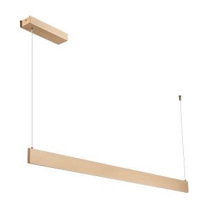Lampa wisząca LINEA złota LED 1x36W Odcienie bieli 1800lm Milagro 836440 Lampa wisząca LINEA złota LED 1x36W Odcienie bieli 1800lm Milagro 836440