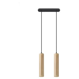 Lampa wisząca Lino 2-punktowa drewniana brązowa 31541 Lampa wisząca Lino 2-punktowa drewniana brązowa 31541