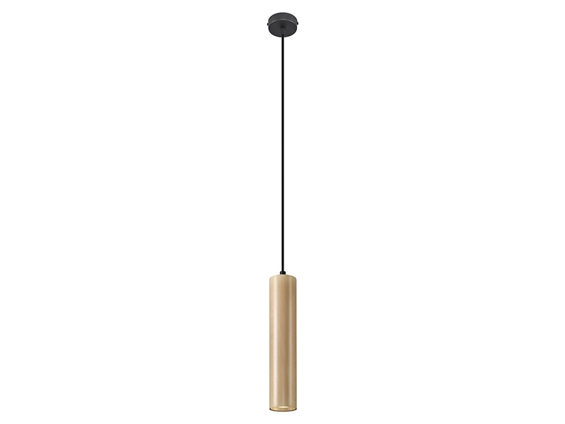 Lampa wisząca Lino drewniana brążowa 31540