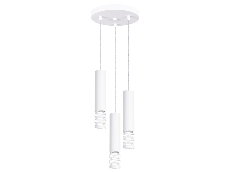 Lampa wisząca Liro 3-punktowa stalowa biała 761373