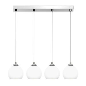 Lampa wisząca listwa EDYLIT 4xE27 chrom MOKA SILVER 13-671 nad stół 1005191 Lampa wisząca listwa EDYLIT 4xE27 chrom MOKA SILVER 13-671 nad stół 1005191