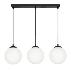 Lampa wisząca listwa EDYLIT białe kule loft LED 3xE14 BRONX 13-762 1005217 Lampa wisząca listwa EDYLIT białe kule loft LED 3xE14 BRONX 13-762 1005217