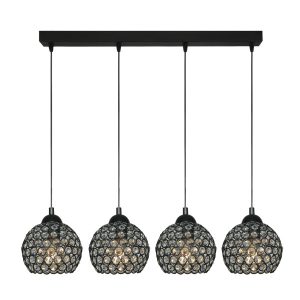 Lampa wisząca listwa EDYLIT glamour nad stół LED 4xE27 KLAUDIUSZ 14-741 1004410 Lampa wisząca listwa EDYLIT glamour nad stół LED 4xE27 KLAUDIUSZ 14-741 1004410