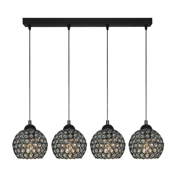 Lampa wisząca listwa EDYLIT glamour nad stół LED 4xE27 KLAUDIUSZ 14-741 1004410