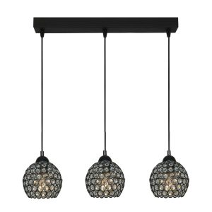 Lampa wisząca listwa EDYLIT zwis glamour nad stół 3xE27 KLAUDIUSZ 14-742 1004450 Lampa wisząca listwa EDYLIT zwis glamour nad stół 3xE27 KLAUDIUSZ 14-742 1004450
