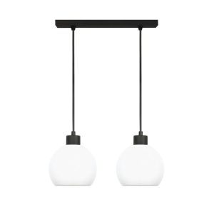 Lampa wisząca listwa EDYLIT zwis nad stół białe kule 1xE27 KATARA 14-178 1004496 Lampa wisząca listwa EDYLIT zwis nad stół białe kule 1xE27 KATARA 14-178 1004496