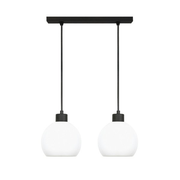Lampa wisząca listwa EDYLIT zwis nad stół białe kule 1xE27 KATARA 14-178 1004496