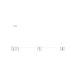 Lampa wisząca listwa GENESIS biała aluminium GU10 180 cm 1101137 Lampa wisząca listwa GENESIS biała aluminium GU10 180 cm 1101137
