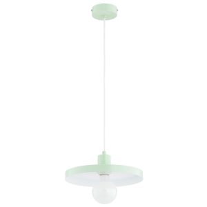 Lampa wisząca LITO płaski talerz zielona 1xE27x15W wym:80x30x30cm IP20 Alfa 1021080 Lampa wisząca LITO płaski talerz zielona 1xE27x15W wym:80x30x30cm IP20 Alfa 1021080