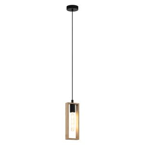 Lampa wisząca Littleton metalowa czarna 24543 Lampa wisząca Littleton metalowa czarna 24543