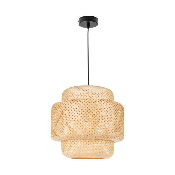 Lampa wisząca LL GUITS E27 66465 LightLogic E27 do LED boho bambus 1 szt. 964477