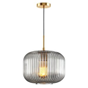 Lampa wisząca LL NYTHERA GR E27 PL LightLogic 66859 grafitowy szklany klosz 1043617 Lampa wisząca LL NYTHERA GR E27 PL LightLogic 66859 grafitowy szklany klosz 1043617