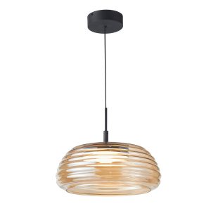 Lampa wisząca Loculi czarna LED 20W 3000K 1234lm Italux 1026872
