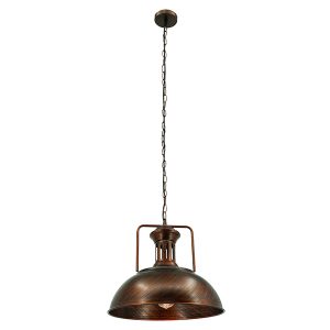 Lampa wisząca Loft metalowa czarno-miedziana 1077847 Lampa wisząca Loft metalowa czarno-miedziana 1077847