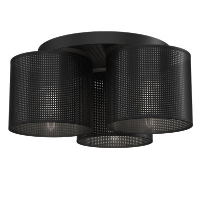 Lampa wisząca Loft shade czarny mat 3xE27x15W wym:18x45x45cm IP20 Luminex 1021059