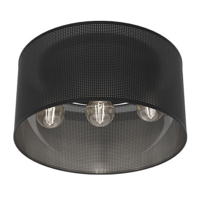 Lampa wisząca Loft shade czarny mat 3xE27x15W wym:23x40x40cm IP20 Luminex 1021155