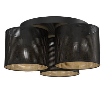 Lampa wisząca Loft shade czarny mat-złota 3xE27x15W IP20 Luminex 1021179