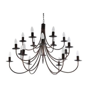 Lampa wisząca loft stare złoto żyrandol EDYLIT 18xE14 LUMEN OLD 710/18 1048804 Lampa wisząca loft stare złoto żyrandol EDYLIT 18xE14 LUMEN OLD 710/18 1048804