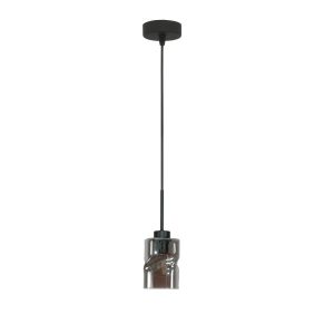 Lampa wisząca loft zwis EDYLIT grafitowy klosz czarna 1xE27 GRETA 15-545 1048937 Lampa wisząca loft zwis EDYLIT grafitowy klosz czarna 1xE27 GRETA 15-545 1048937