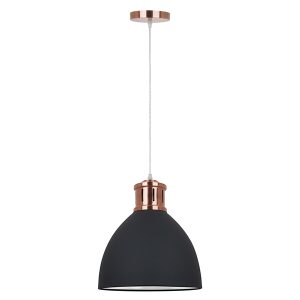 Lampa wisząca Lola stalowa grafitowa 34954