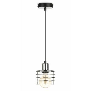 Lampa wisząca LondonStyle 12 cm srebrna 90531