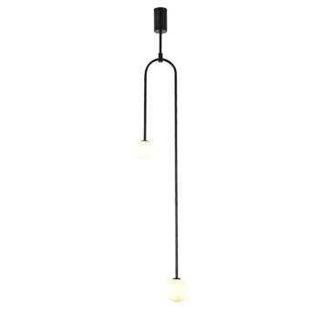 Lampa wisząca Loop czarna 123 cm 234647