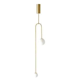 Lampa wisząca Loop złota 123 cm 217484