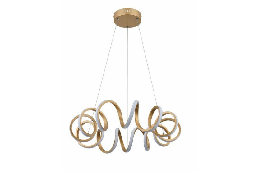 Lampa wisząca Loop złota LED 1x40W Neutralna biel 3200lm Reality 845620