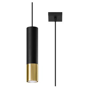 Lampa wisząca Loopez 1 stalowa czarna 52540 Lampa wisząca Loopez 1 stalowa czarna 52540