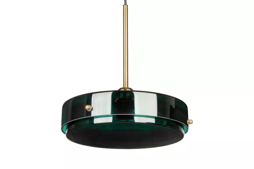Lampa Wisząca LORAKO Pozioma Szklana Dekoracyjna Turkusowa 963722