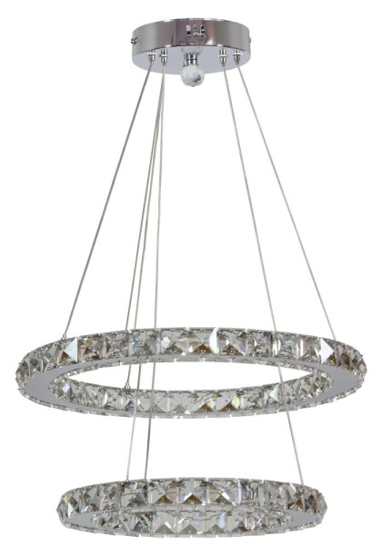 Lampa wisząca LORDS chromowana LED 2x24W lm Candellux 362283