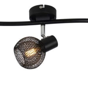 Lampa wisząca Loretto czarna 3xE14x40W wym:17x40x10cm IP20 Reality 1029945 Lampa wisząca Loretto czarna 3xE14x40W wym:17x40x10cm IP20 Reality 1029945