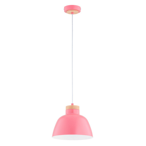 Lampa wisząca LORIEN różowa 1xE27x15W wym:90x23x23cm IP20 Alfa 1025800